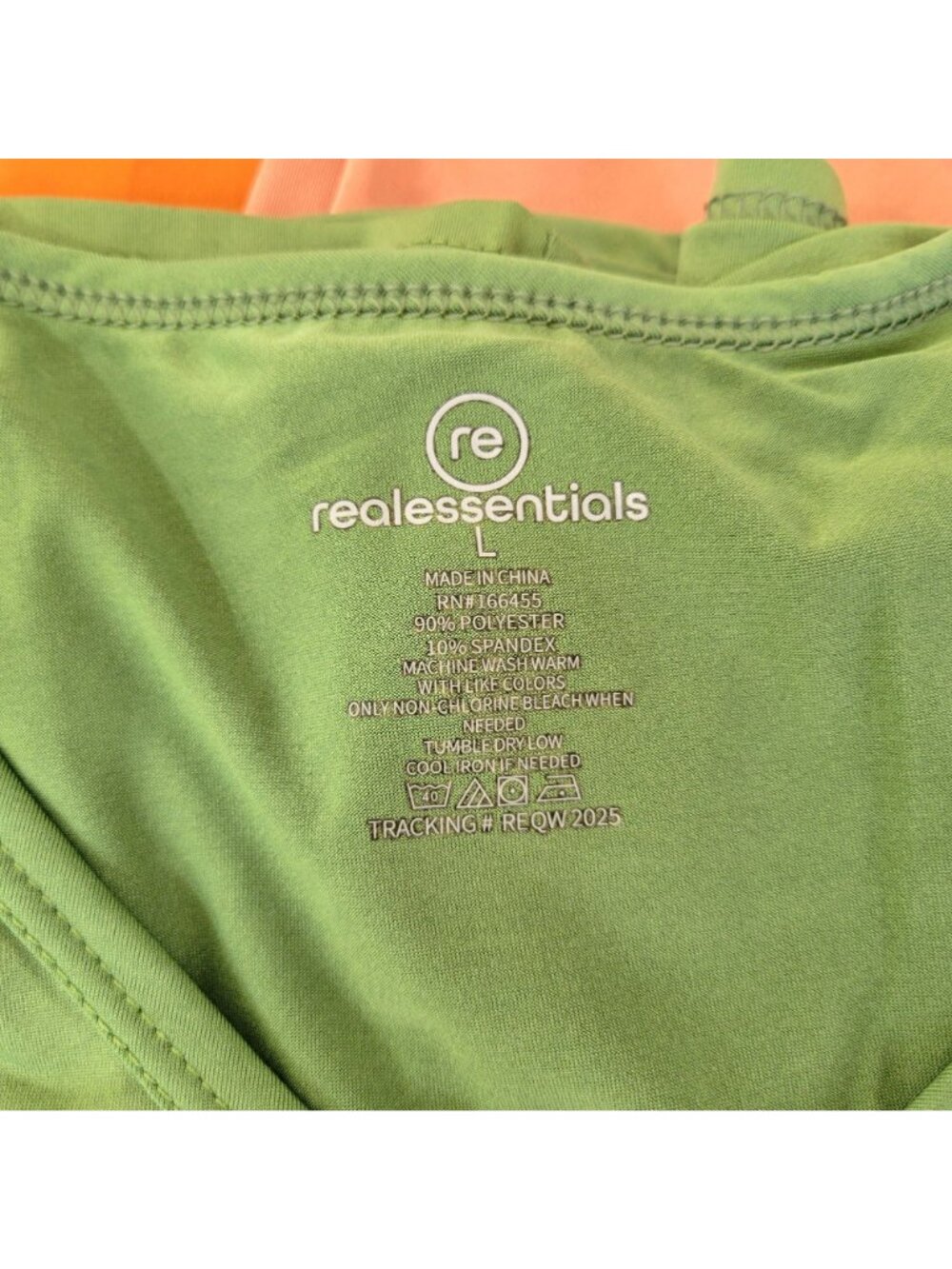 Real Essentials Women's V-Neck T-Shirt 5-Pack Assorted Colors Lightweight Size L - Picture 4 of 5